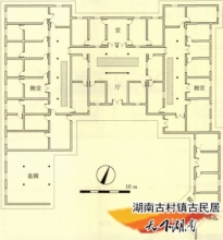 黄兴故居平面图